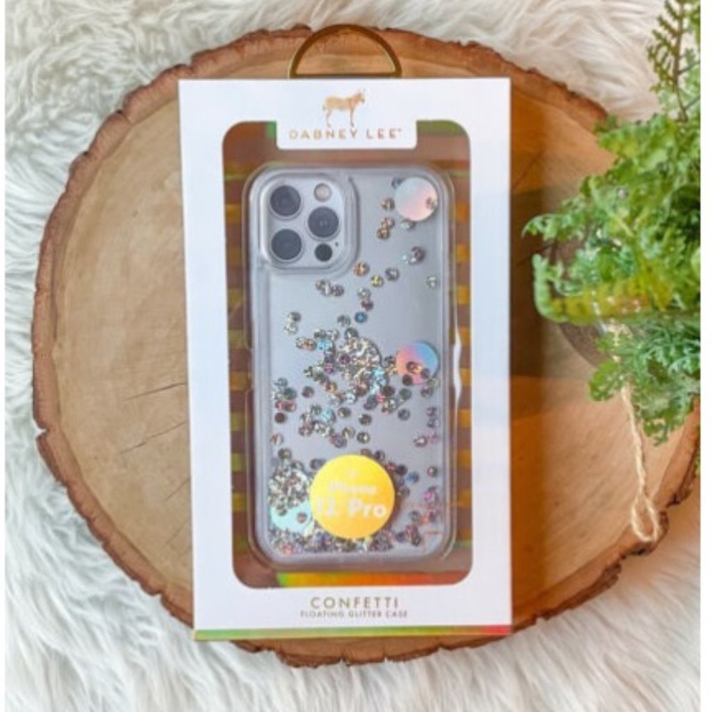 DABNEY LEE Silver Confetti Floating Glitter